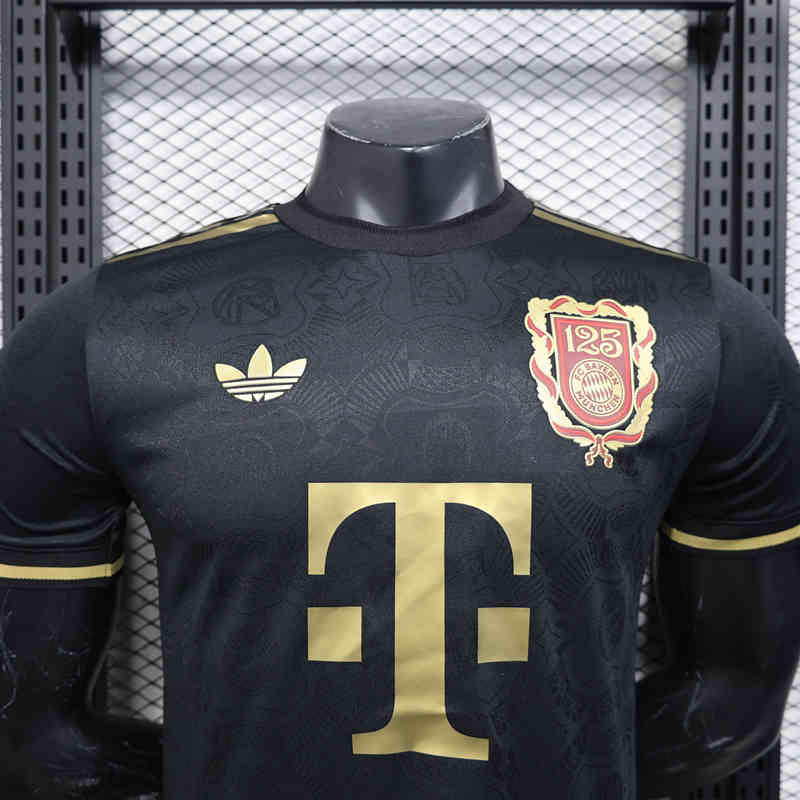 Player Version 2025-26 Bayern München Black Soccer Jersey AAA-888