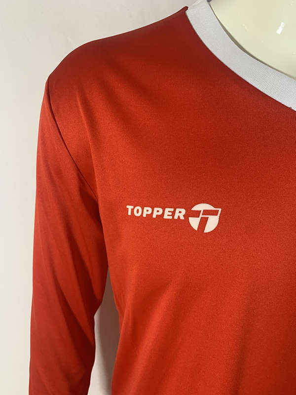 1982-85 Retro version Club Atlético Independiente Home Red Thailand LS Soccer Jersey AAA-503