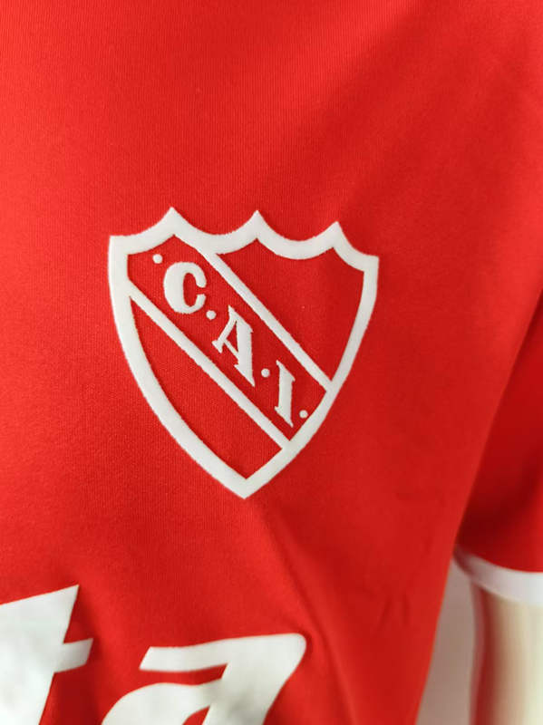 1985-86 Retro version Club Atlético Independiente Home Red Thailand Soccer Jersey AAA-503