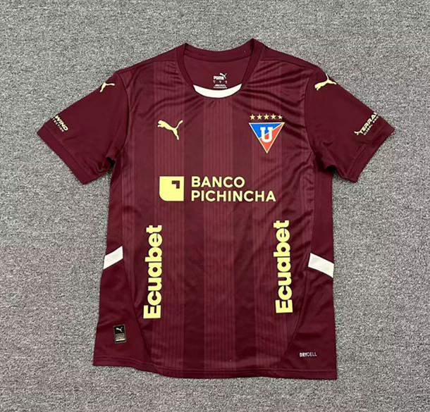 （s-4xl）25-26 LDU Quito Red Thailand Soccer Jersey AAA-512