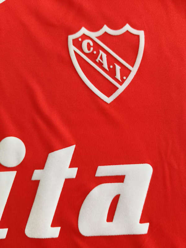 1989-90 Retro version Club Atlético Independiente Home Red Thailand Soccer Jersey AAA-503