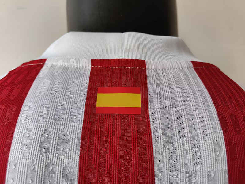 Player Version 2025-26 Atletico Madrid Home Red&White LS Thailand Soccer Jersey AAA-5634