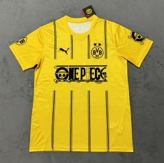25-26 One Piece Borussia Dortmund Yellow Thailand Soccer Jersey AAA-4506