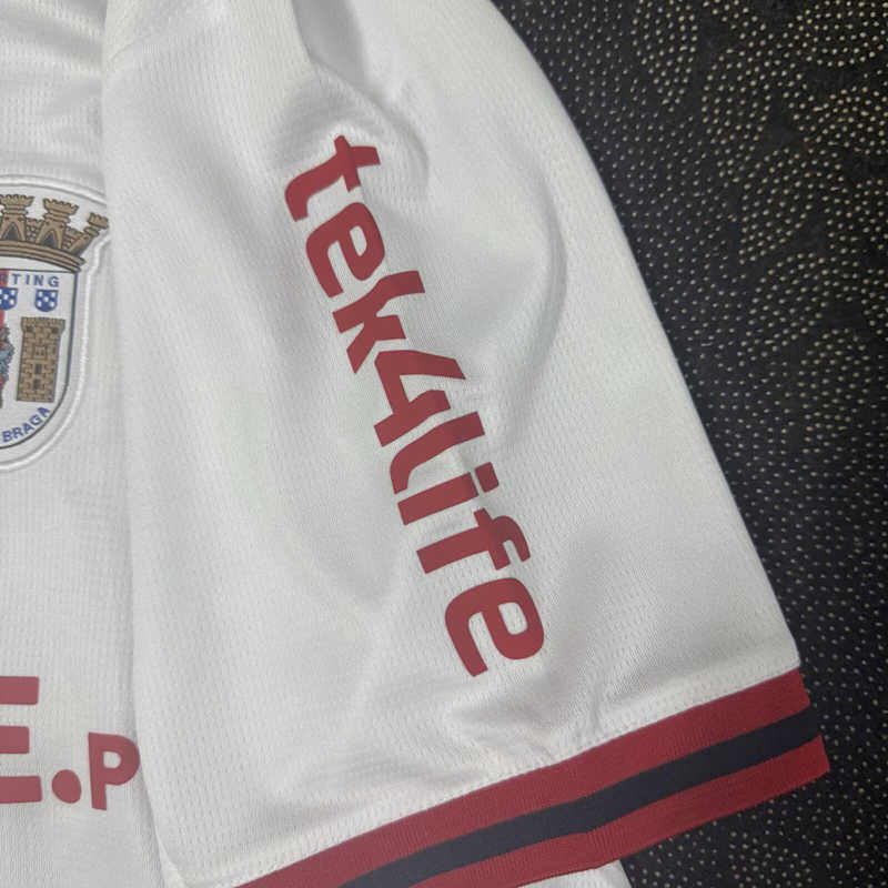 (S-4XL) 25-26 Sporting Clube de Braga Away White Thailand Soccer Jersey AAA-5303