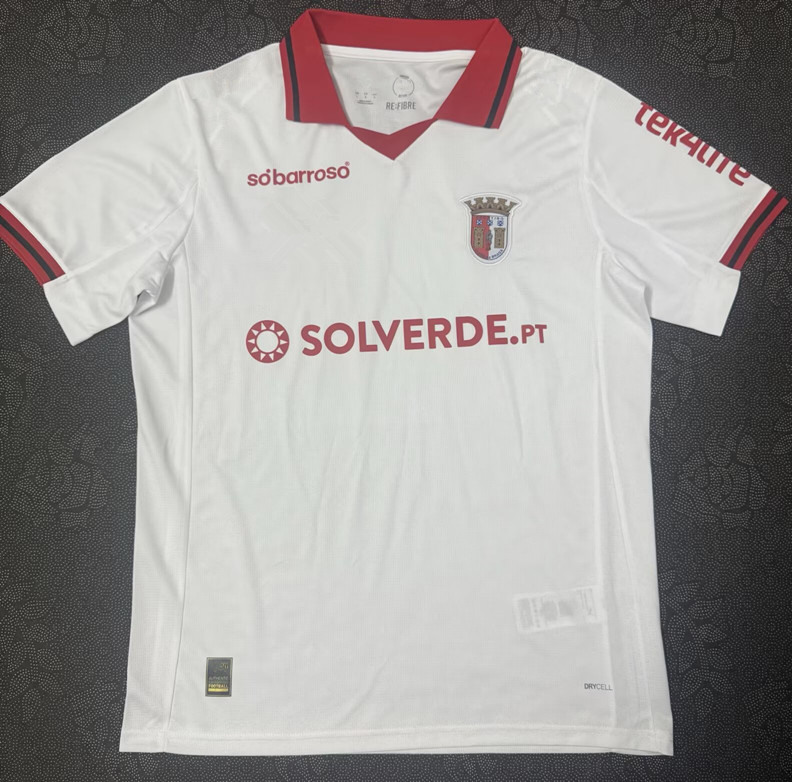 (S-4XL) 25-26 Sporting Clube de Braga Away White Thailand Soccer Jersey AAA-5303