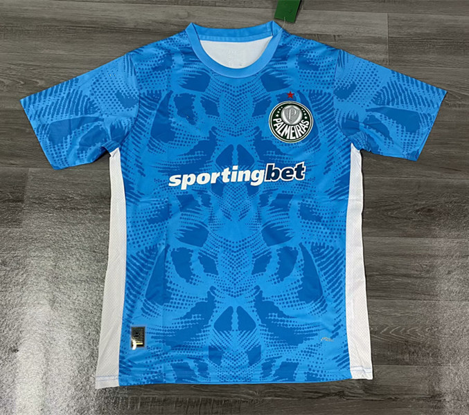 （s-4xl）2025-26 SE Palmeiras goalkeeper Blue Thailand Soccer Jersey AAA-7902