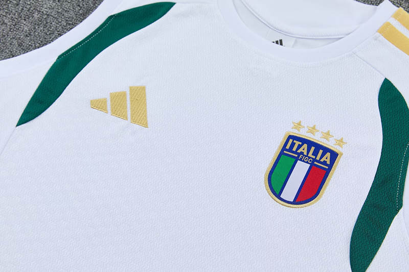 26-27 Italy White Vest Thailand Soccer Uniform-4627