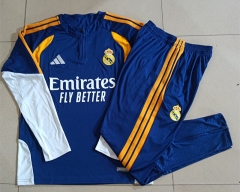 26-27 Real Madrid Royal Blue Thailand Soccer Tracksuit-815