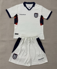 26-27 Ecuador Second  Away White Soccer Uniform-AY