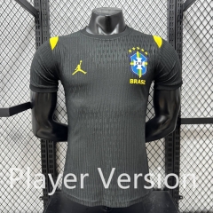 Player Version 26-27 Special Edition Brazil Black Thailand Soccer Jersey AAA-4285