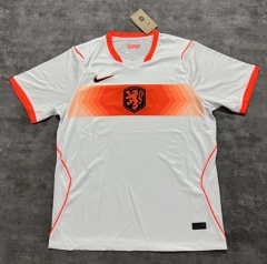 (S-4XL) 2026 Netherlands Away White Thailand Soccer Jersey AAA-4506