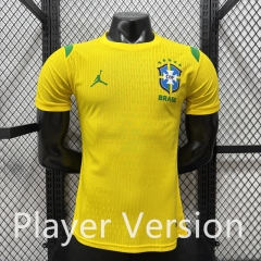 Player Version 26-27 Special Edition Brazil Yellow Thailand Soccer Jersey AAA-4285