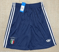26-27 Italy Away Royal Blue Thailand Soccer Shorts-5929