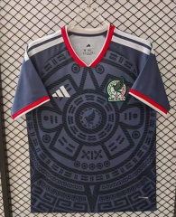 (S-4XL) 26-27 Special Edition Mexico Royal Blue Soccer Jersey AAA-7358