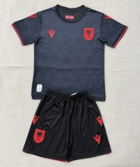 26-27 Albania Third Away Black Thailand Soccer Uniform-AY