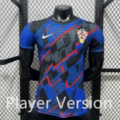 Player Version 26-27 Special Edition Croatia Blue Thailand Soccer Jersey AAA-4285