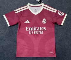 (S-4XL) 26-27 Real Madrid Second Away Red Thailand Soccer Jersey-5931