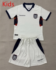 26-27 Ecuador Second Away White Kid/Youth Soccer Uniform-AY