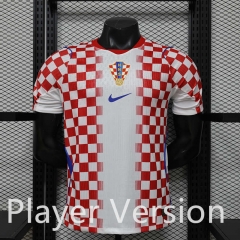 Player Version 26-27 Croatia Home White&Red Thailand Soccer Jersey AAA-888