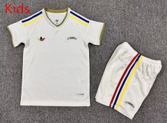 26-27 Venezuela Away White Kids/Youth Soccer Uniform-AY