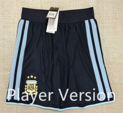 Player Version 26-27  Argentina Home Black Thailand Soccer Shorts-5929