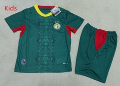 26-27 Senegal Away Green  Kids/Youth Soccer Uniform-507