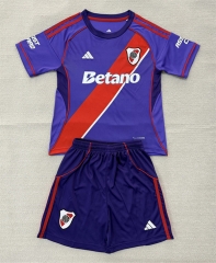 26-27 River Plate Third Away Purple  Soccer Uniform-AY