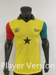 Player Version 26-27 Special Edition Ghana Yellow Thailand Soccer Jersey AAA -0871