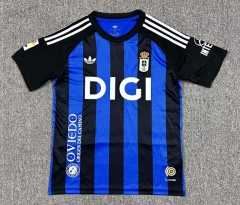 (S-4XL) 26-27 Real Oviedo Blue&Black Thailand Soccer Jersey AAA-8025