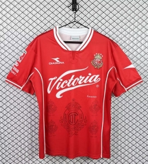 Retro Version 98-00 Toluca CD Home Red Thailand Soccer Jersey AAA-3257