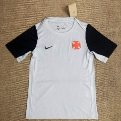 (S-4XL) 26-27 CR Vasco da Gama White Thailand Training Soccer Jersey AAA-6149