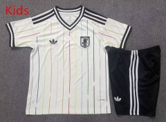 26-27 Japan Away White Kids/Youth Soccer Uniform-4714
