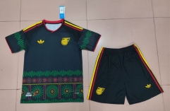 26-27 Jamaica Away Black Soccer Uniform-718