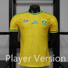 Player Version 26-27 South Africa Home Yellow Thailand Soccer Jersey AAA-888