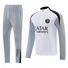 26-27 Paris SG White&Grey Thailand Soccer Tracksuit-815