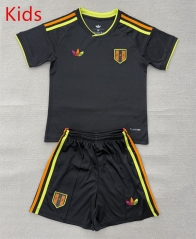 26-27 Peru Away Black Kids/Youth Soccer Uniform-AY