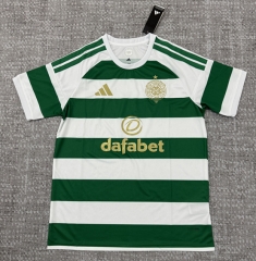 (S-4XL) 26-27 Celtic Home White&Green Thailand Soccer jersey AAA-4506