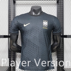 (S-3XL) Player Version 26-27 Casual Korea Republic Black Thailand Soccer Jersey AAA-888