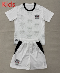 26-27 Egypt Away White Kids/Youth Soccer Uniform-AY 26-27 Egypt Away White Kids/Youth Soccer Uniform-AY