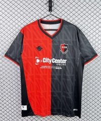 26-27 Newell's Old Boys Home Red&Black Thailand Soccer Jersey AAA-3257