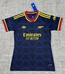 26-27 Arsenal Away Blue Women Soccer Jersey AAA-4506