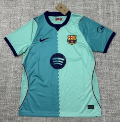 (S-4XL) 26-27 Barcelona Second Away Green Thailand Soccer Jersey AAA-4506 (S-4XL) 26-27 Barcelona Second Away Green Thailand Soccer Jersey AAA-4506