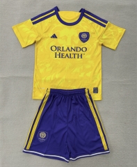 26-27 Orlando City Away Yellow Soccer Uniform-AY