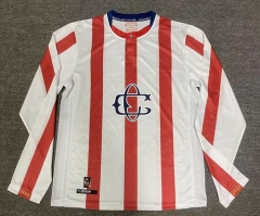 (S-4XL) Retro 120th Anniversary Deportivo Guadalajara Red&White LS Thailand Soccer Jersey AAA-5492 (S-4XL) Retro 120th Anniversary Deportivo Guadalajara Red&White LS Thailand Soccer Jersey AAA-5492