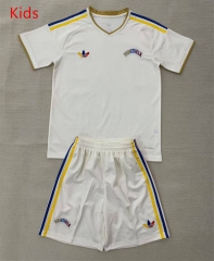 26-27 Venezuela Away White Kids/Youth Soccer Uniform-AY 26-27 Venezuela Away White Kids/Youth Soccer Uniform-AY