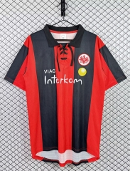 Retro 99-00 Eintracht Frankfurt Home Red&Black Thailand Soccer Jersey AAA-3257
