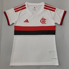 26-27 Flamengo Away White Women Thailand Soccer Jersey AAA-5668 26-27 Flamengo Away White Women Thailand Soccer Jersey AAA-5668