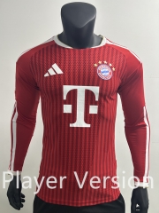 Player Version 26-27 Bayern München Home Red LS Thailand Soccer Jersey AAA-0871 Player Version 26-27 Bayern München Home Red LS Thailand Soccer Jersey AAA-0871