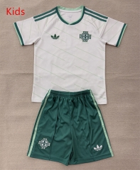 26-27 Northern Ireland Away White Kids/Youth Soccer Uniform-AY 26-27 Northern Ireland Away White Kids/Youth Soccer Uniform-AY