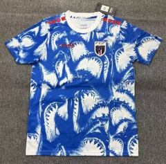 (S-4XL) 26-27 Cape Verde Blue Thailand Soccer Training Jersey-4178 (S-4XL) 26-27 Cape Verde Blue Thailand Soccer Training Jersey-4178